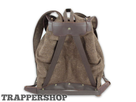 Plecak Trapper 1 ze Stelażem Wełna Brąz - Huetter zdjęcie 3